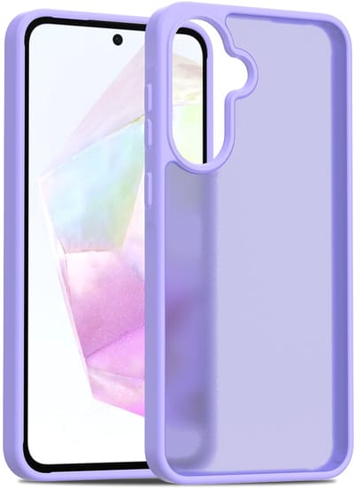 Multimedia & Accessoires Frosted Harde TPU Back Cover Case Hoesje geschikt voor Samsung Galaxy A56 5G/ Samsung Galaxy A36 5G – Paars – Siliconen - Harde Plastic – Harde Case