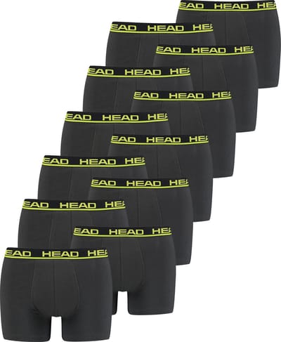BOXERS Set van 12 stuks Head Basic Boxerbroek voor heren, shorts, ondergoed, ondergoed