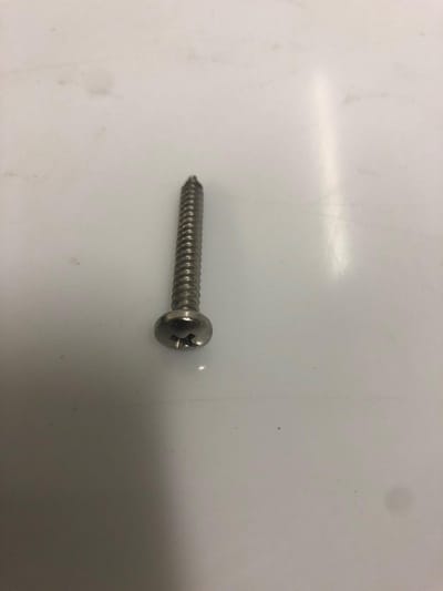 Kelfort Plaatschroef cilinderkop phillips RVS A2 4.8 x 38mm