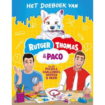Het doeboek van Rutger, Thomas en Paco Educatieve boeken (spelletjes en raadsels)