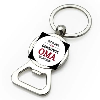 Akyol - geweldige oma eruit ziet flesopener - Oma - beste oma - verjaardagscadeau - cadeau voor oma - gift - 9 bij 3 cm