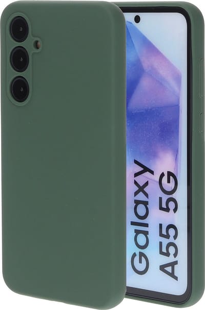 Mobiparts hoesje geschikt voor de Samsung Galaxy A55 - Siliconen - Groen