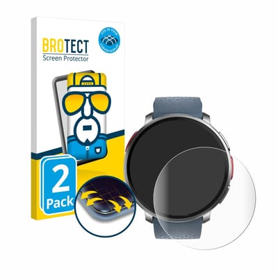 BROTECT - Screenprotector voor Polar Vantage V3 - Folie Beschermfolie transparant volledig dekking - 2 Stuks