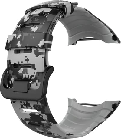 Vervangende Soft Horlogeband voor Suunto Core Smartwatch met Metalen Sluiting, Geschikt voor Polsen van 14 cm tot 23 cm, Duurzaam en Comfortabel