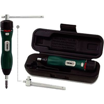 Momentschroevendraaier TOPTUL 1/4 inch 1,5-8Nm mit T-Griff Kunstoffkoffer