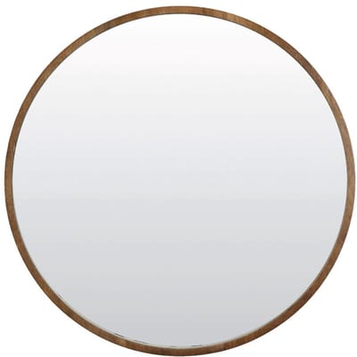 Light & Living Spiegel Mamali - Bruin - Ø56cm - Modern