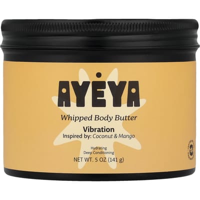 Ayeya, Geslagen Lichaamsboter, Kokosnoot Mango, 5 oz (141 gr) beige