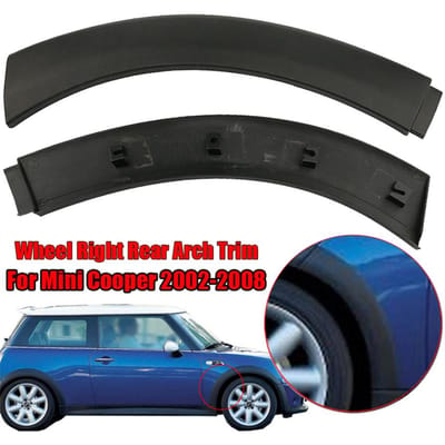 Auto Voorwiel Rechts Onderste Spatbord Wielkastbekleding Zwart voor Mini Cooper 2002-08