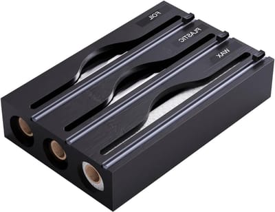 Foliedispenser Snijder - Keuken Organizer - Keuken Opbergen - Ruimtebesparend Ontwerp - 33.2x21.7x7cm - Zwart