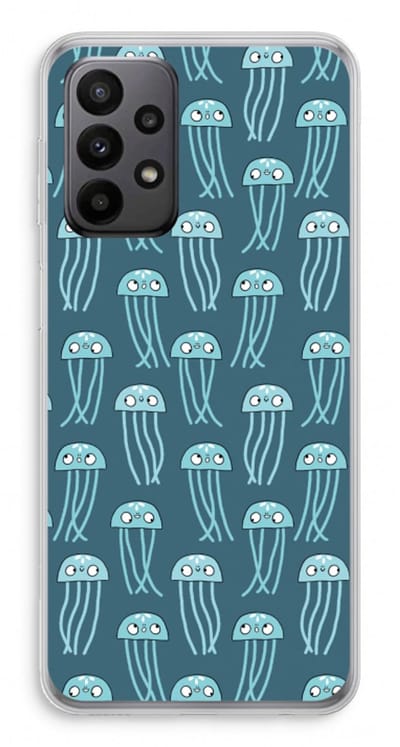 Case Company® - Hoesje geschikt voor Samsung Galaxy A23 hoesje - Kwallie - Soft Cover Telefoonhoesje - Bescherming aan alle Kanten en Schermrand