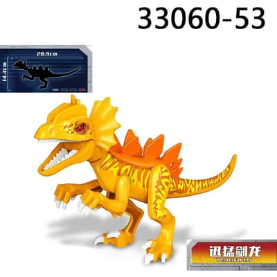 Grote Afmeting Gemonteerd Bouwstenen Speelgoed Dinosaurus Wereld Triceratops Tyrannosaurus Kinderen Dier Model Bouwstenen Speelgoed voor Jongens Cadeaus Premium Kwaliteit