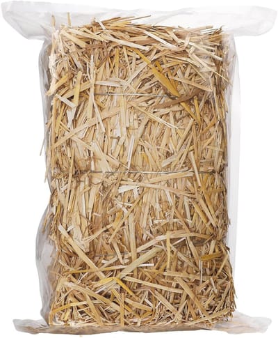 Tarwestro decoratie - Natuurlijk stro - Dierverblijf inrichten - Veilig en milieuvriendelijk - 23 kg - Natuurlijk