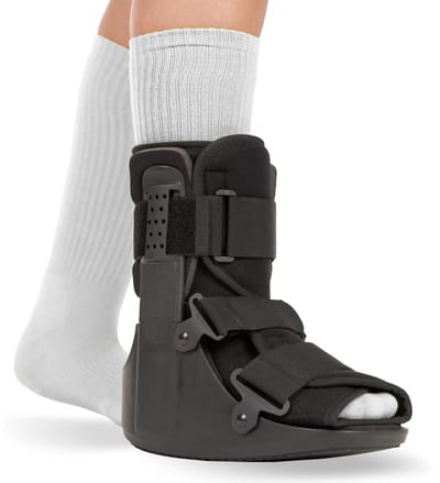 Kniekousen met Band - Kousen met Anti-slip Band - Comfortabel Lopen - Ademend Materiaal - One Size - Zwart