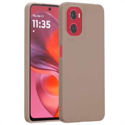imoshion Hoesje - Geschikt voor Motorola Moto E15 / Motorola Moto G05 - Color Backcover - Bruin