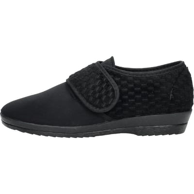 Comfort Plus Dames pantoffels met stretch Pantoffels Dicht - Zwart - Maat 40