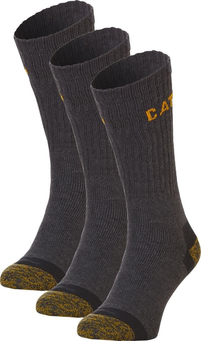 CAT Premium Werksokken Caterpillar Antraciet - 3 paar - Maat 39-42