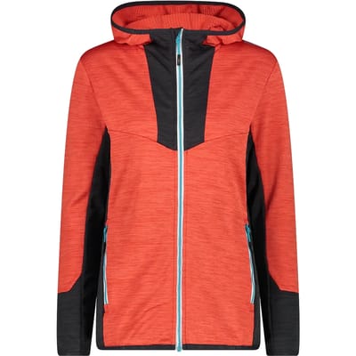 Dames fleece met capuchon CMP Unlimitech Grid Tech