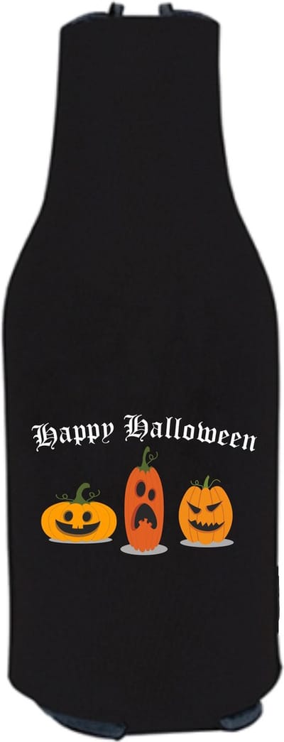 2 st. Bierfles koelhoud hoes | Halloween bedrukking | Themafeest