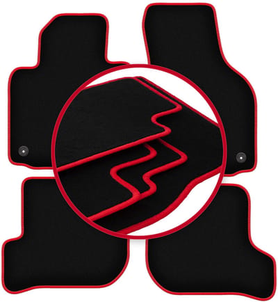 CARLUX-RED automatten voor: Skoda Octavia II stationwagen, liftback (2004-2013)