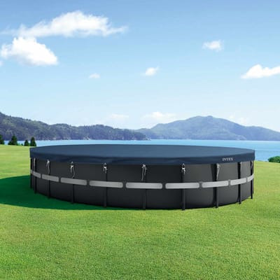 INTEX Zwembadcover Ø730 x 20 cm Rond PVC en PET