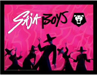 Pyramid International KPop Demon Hunters Collector Print Framed Poster Saja Boys Idol Poster & Wallscrolls