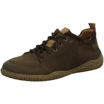 Josef Seibel - WALLACE 02 - Vrije tijdsschoenenHeren veterschoenHeren sneakersCasualBarefoot - Kleur: Bruin - Maat: 41