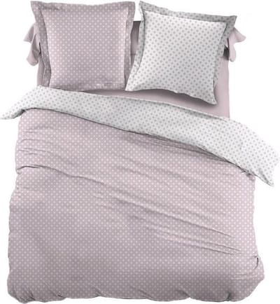 Snoozing Pierrot - Dekbedovertrek - Eenpersoons - 140x200/220 cm + 1 kussensloop 60x70 cm - Pink