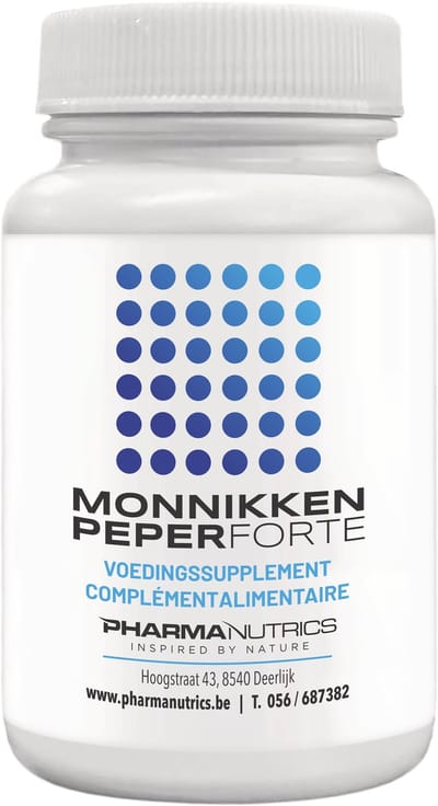 MONNIKSPEPER 60 V-caps Pharmanutrics - Menopauze- natuurlijke oplossing