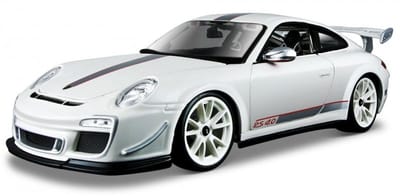 Bburago Porsche 911 - Modelauto - Schaal 1:18 - Wit