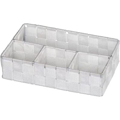 Wenko Organizer Adria 4-vaks 26x17x6,5cm Wit