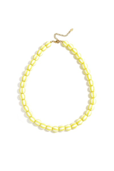 Ibiza ketting Geel