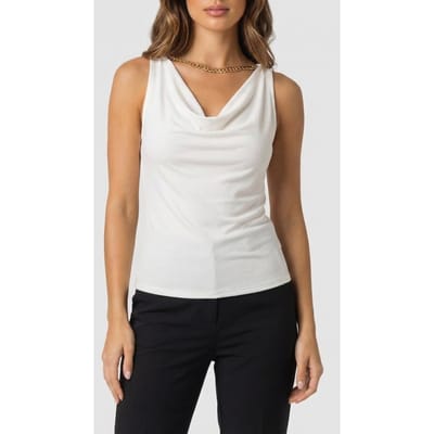 GUESS Marciano By  Alva Chain Sl Top Sandy Shore Maat: S | Mouwloze Tops Outlet | Dames | Wit