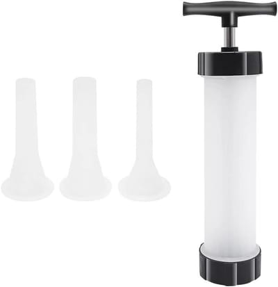 Worstmaker - Worst Vulmachine - Zelf Worst Maken - Voedselveilig PP Materiaal - Niet Gespecificeerd - Wit