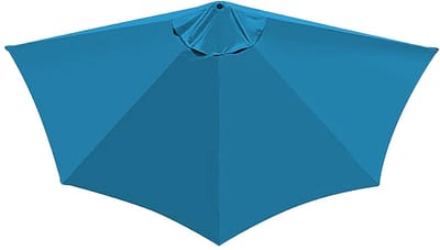 Dailygoods- Parasol Vervangend Doek 2,7 m - Halfronde Parasol - UV30+ Bescherming - Polyester - Eenvoudig Te Monteren - Geschikt Voor Balkon - Paraplu