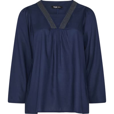 Yours Niimee Marineblauwe Kaftan Topsize 42