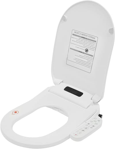 Slimme wc-bril - Bidet opzetstuk - Persoonlijke hygiëne - Verwarmde zitting - 515 x 37 cm - Wit