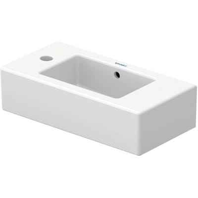 Duravit Vero wash hand basin 50 cm tap hole left