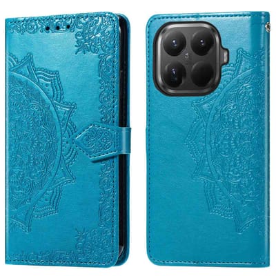 imoshion Hoesje - Geschikt voor Xiaomi 15T Pro - Mandala Bookcase - Turquoise