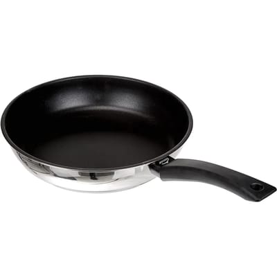 Gladde koekenpan van roestvrij staal Lacor Home 18/10 D,28 cm