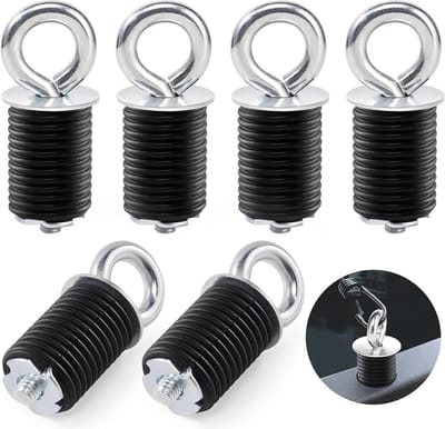 6x ATV UTV Tie-Down Ankers voor Bevestiging Riemen - Universele Snelbevestiging voor Polaris Sportsman en Meer
