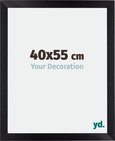 Your Decoration - Fotolijst 40x55 cm - MDF - Zwart Mat - Mura