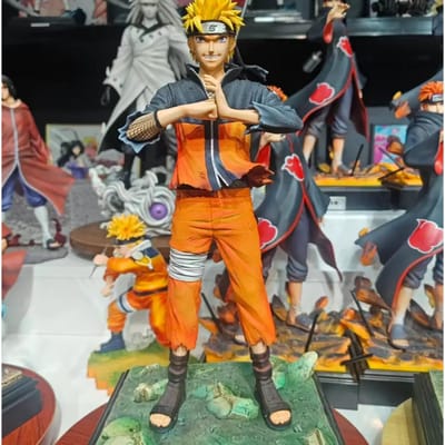 Uzumaki Naruto Actiemodel Naruto Shippuden Verwisselbaar Hoofd PVC Verzamelmodel 33cm/12.99 Inch Anime Cadeau voor Fans With box