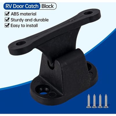 Duurzame T-vormige Deurstopper Set van Nylon voor Campers en Caravans Witte Ingangsdeuren voor Campers