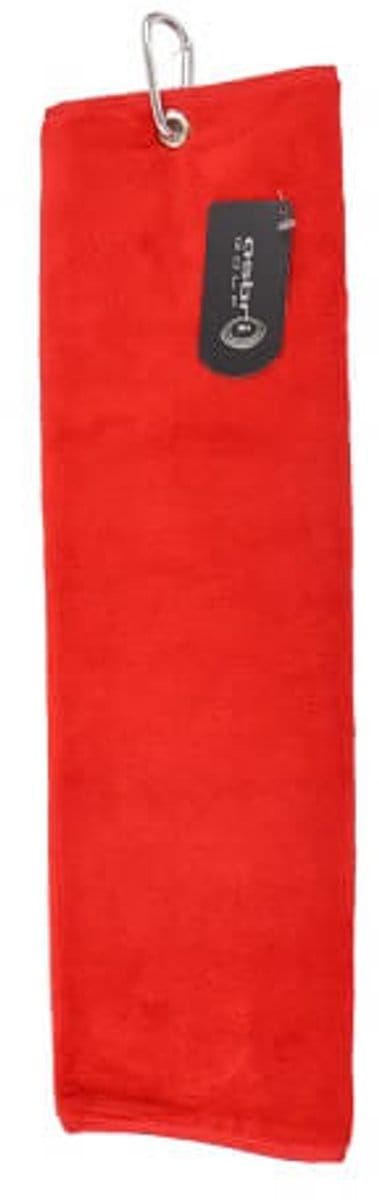 Asbri Trifold Golf Towel Red