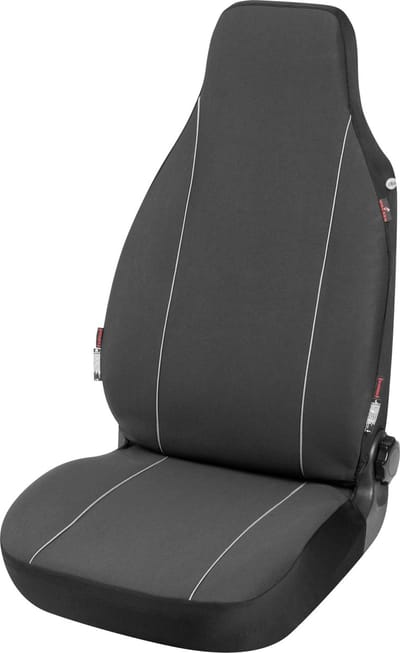 Walser Auto stoelbeschermer Modulo Highback enkel stoelbekleding voor Vordersitz zwart universeel passende stoelbeschermer - 1 stuk