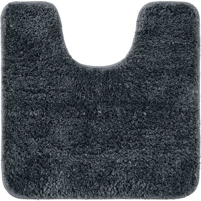 Store_9 - Absorberend toilettapijt - Antislip badmat - Super zacht microvezel - Donkergrijs - Hydroscopisch tapijt - Geschikt voor badkamer - 50 x ...