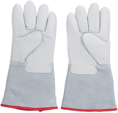 Cryogene Handschoenen - Waterdicht - Antivrieshandschoenen - 12,2 Inch - 3 Lagen Koeienhuid - Bestand tot -260℃ - Winterhandschoenen