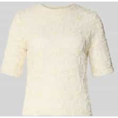 Regular fit T-shirt met bloemenapplicatie