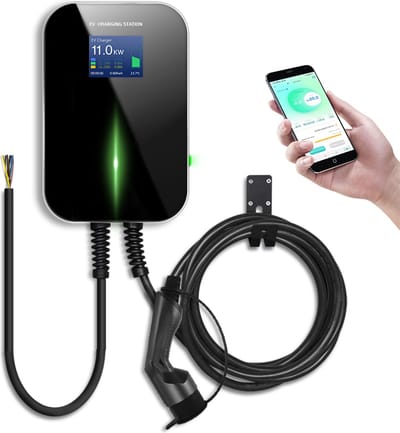 BESEN 11 kw Wallbox EV Charger | fase 3 - 16A | 6 meter laadkabel type 2 | Smartcharge laadpaal | APP - Bluetooth - IOS - Android