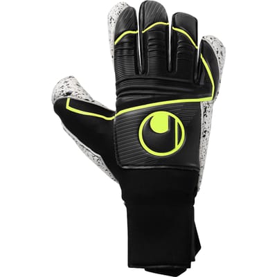 Uhlsport Supergrip+ Flex Frame Carbon Black Fluo Yellow - Keepershandschoenen - Maat 10